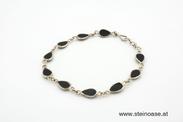 Armband Onyx & Silber